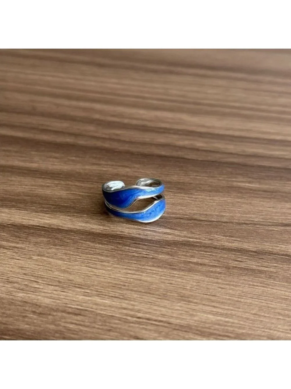 Blue wave Ring Q973
